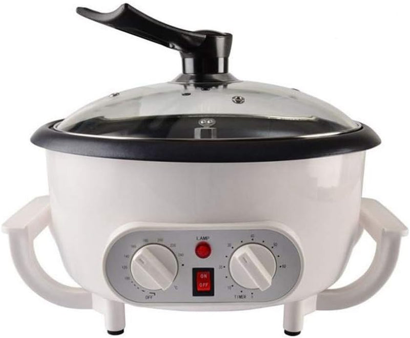 Electric Coffee Bean Roaster Machine for Home Use Large-capacity 750g/1.65lbs Household Grains Beans Peanuts Nuts Coffee Beans Baking Machine TIME (220V)