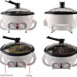 Electric Coffee Bean Roaster Machine for Home Use Large-capacity 750g/1.65lbs Household Grains Beans Peanuts Nuts Coffee Beans Baking Machine TIME (220V)