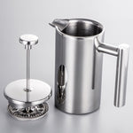 French Press Coffee, 350ml 800ml 1000ml French Press Coffee Maker Stainless Steel Double Walled Insulated Coffee Maker Pot, Dishwasher Safe Coffee Pot