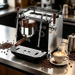 Dual Boiler Espresso Machine 600ml+1L, 58mm Commercial Extraction, PID, Auto Pre-Infusion, 2250W